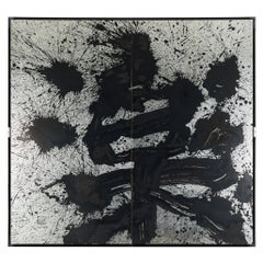 Biombo japonés de dos paneles: Raku (Placer)