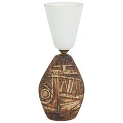 French Stoneware Lamp 9