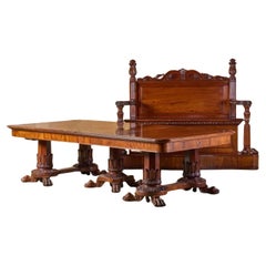 Antique Fine English Mahogany Dining Table of the William IV Period