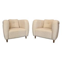 Pair of French Armchairs after an Original Danish Design