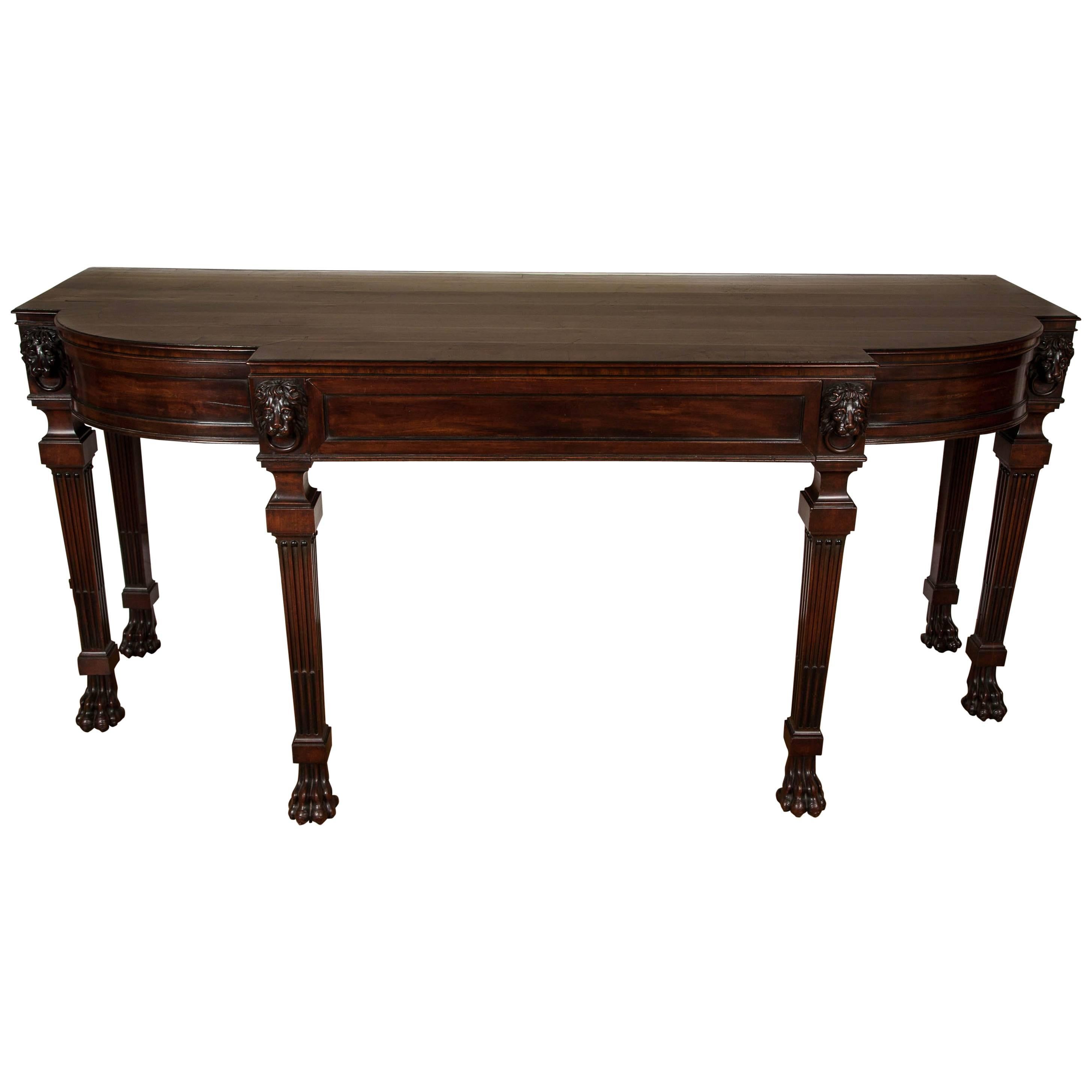 Regency Period Mahogany Console Table