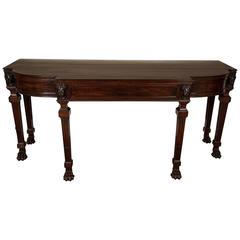 Regency Period Mahogany Console Table 9