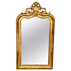 19th Century Louis Philippe Giltwood Mirror