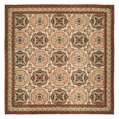 Contemporary Bassarabian Floral Handmade Wool Rug by Doris Leslie Blau