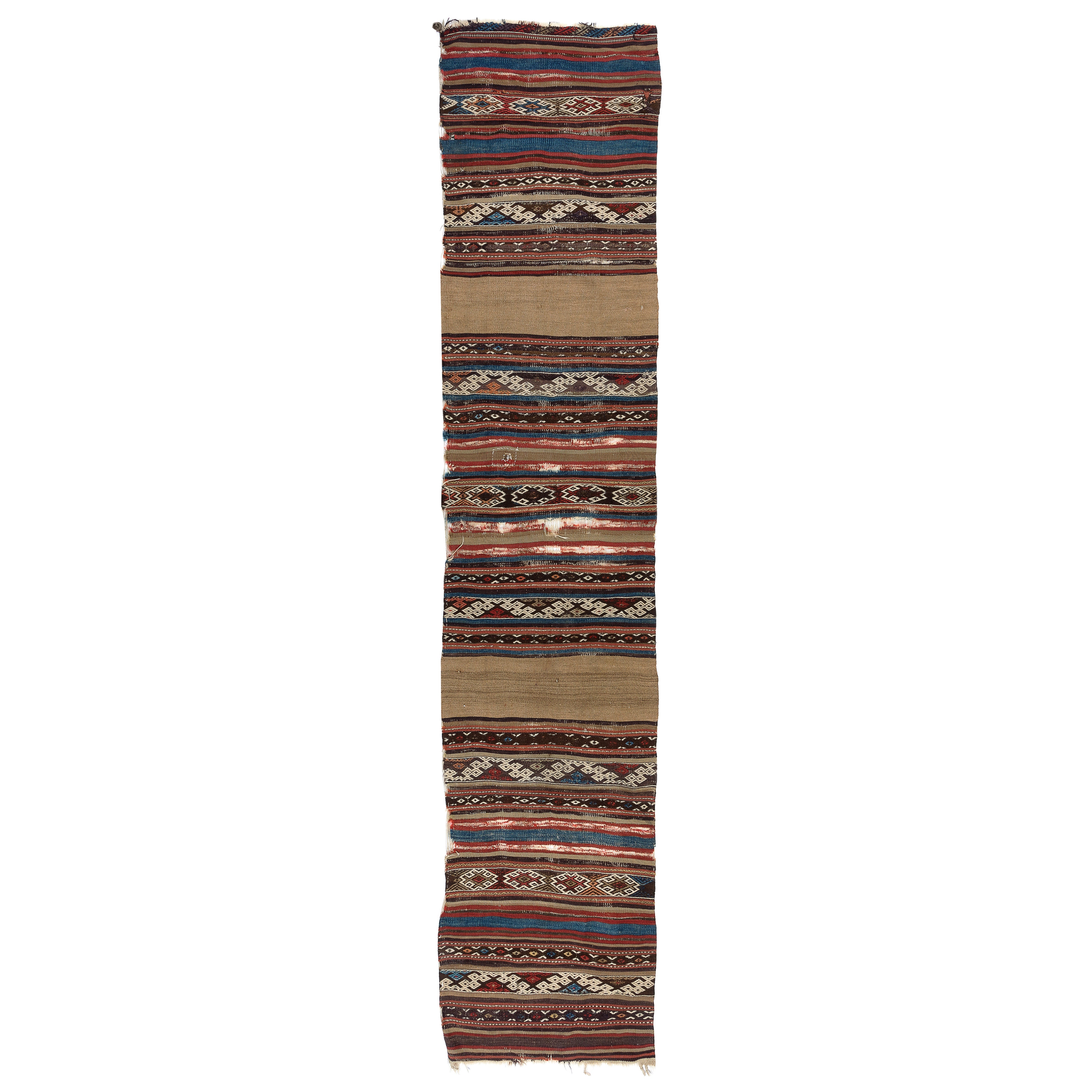 Tappeto Karapinar antico frammento Kilim, 18° secolo