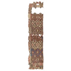 3' x 12'4'' Antique Turkish Sivrihisar Fragment Kilim Rug, 18th Century