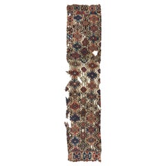 2'8'' x 11'5'' Antique Turkish Fragment Kilim Rug, 18th Century