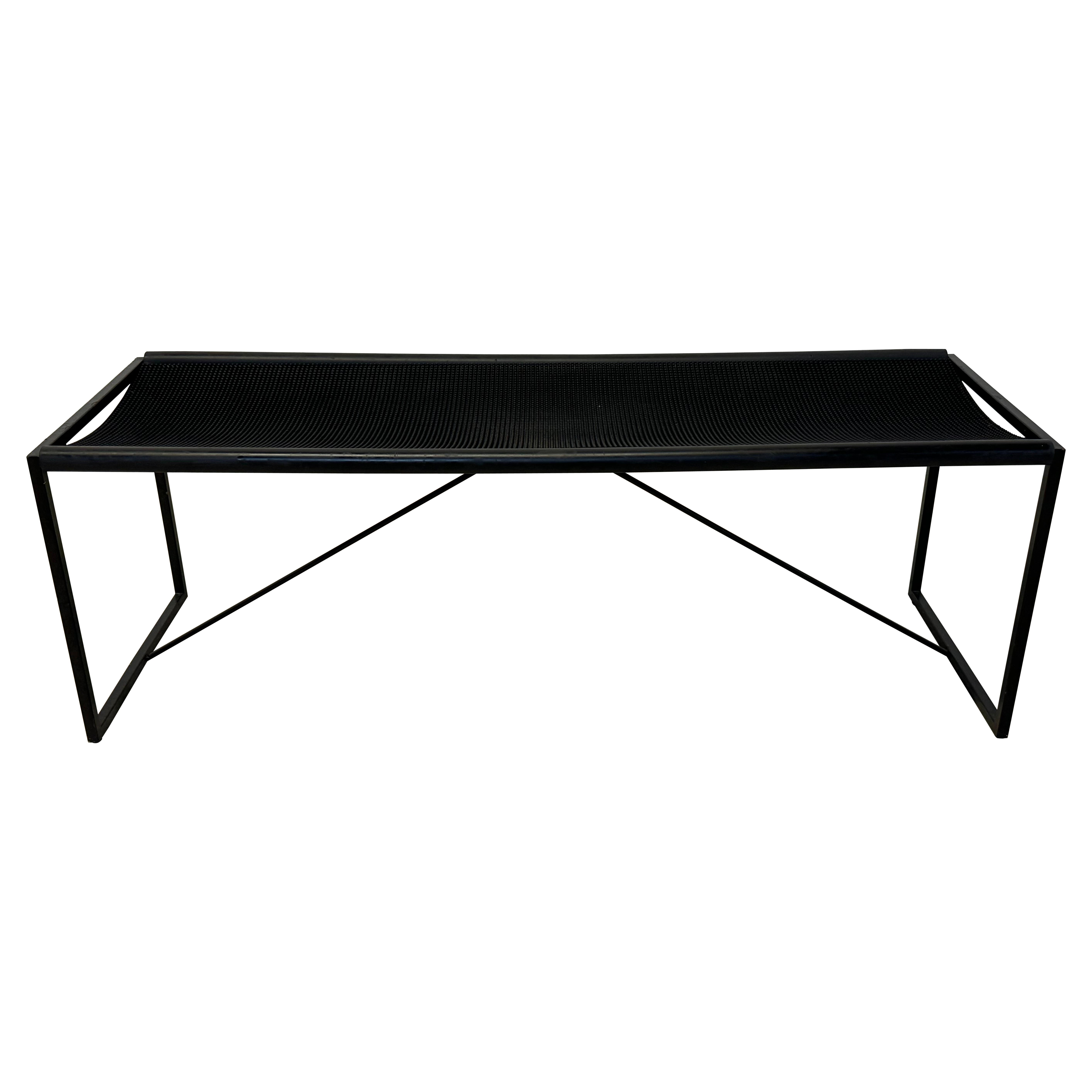 Maurizio Peregalli Modernist Bench for Zues, Italy 1980s For Sale