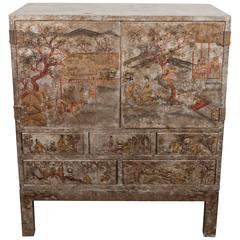 Mid-Century Chinoiserie Style Cabinet