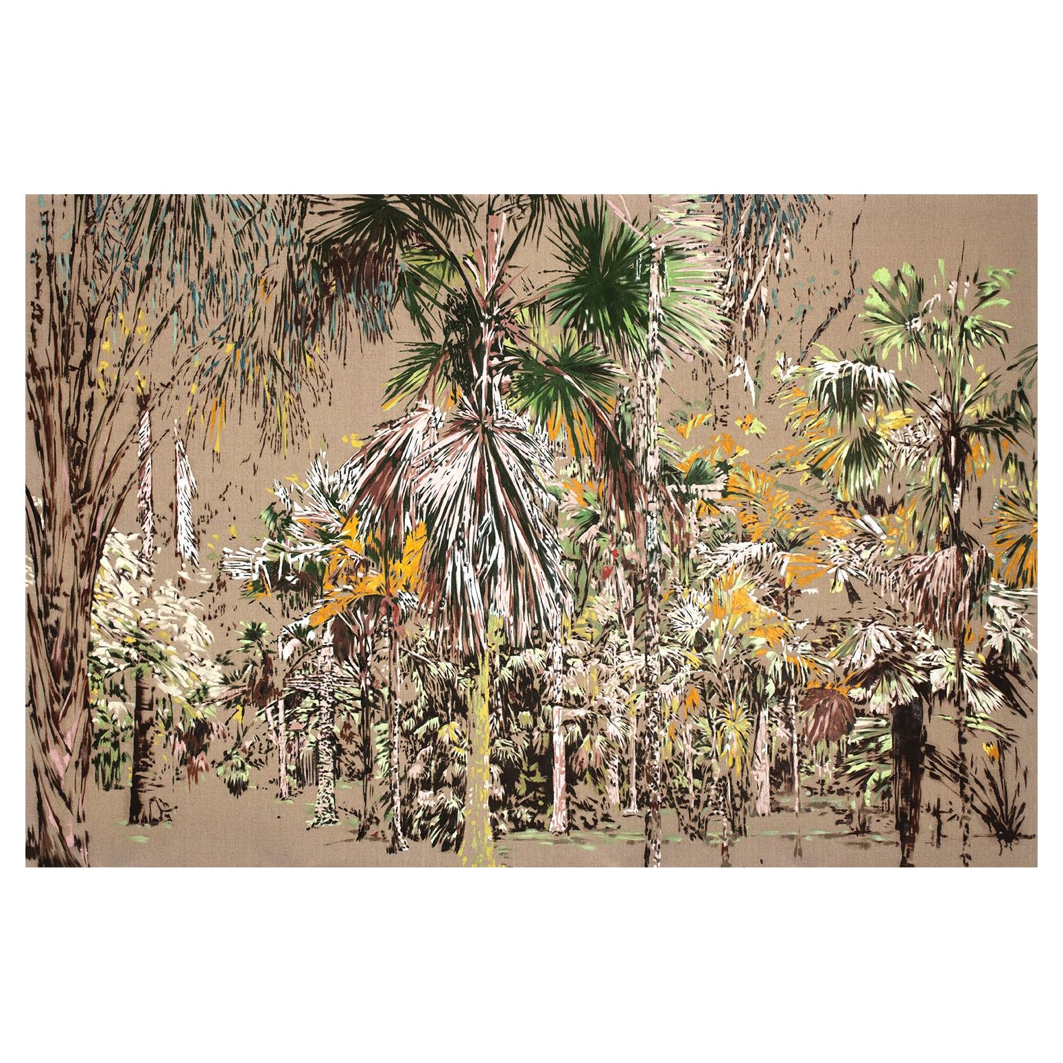 Victoire Cathalan - Exotica. 2024. Huile sur toile