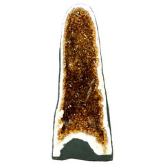 Skulpturale Citrin-Geode-Kathedrale aus Madeira mit hochkarätigem Madeira-Citrin, Super-Extra