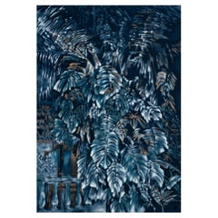 Victoire Cathalan - Río Casa II. 2020. Óleo sobre lienzo