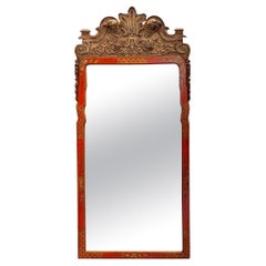 19th Century Queen Anne Style Chinoiserie Mirror