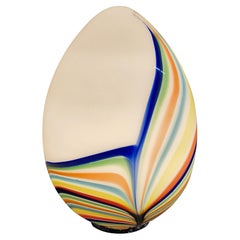 Lampe de table Œuf en verre de Murano