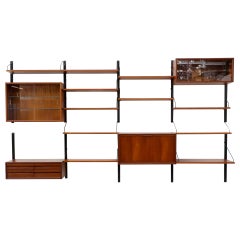 Poul Cadovius Four Section Shelving System for Royal System in Teak