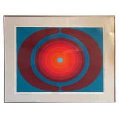 Kyohei Inukai Edición Limitada Firmada Serigrafía Japonesa Pop Op Art Abstracto