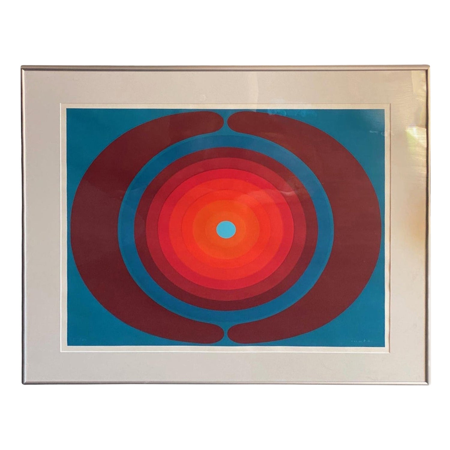 Kyohei Inukai Signed Limited Edition Japanese Pop Op Art Abstract Screenprint