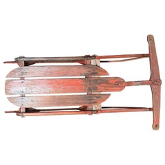 Mickey Mouse, luge flexible flyer