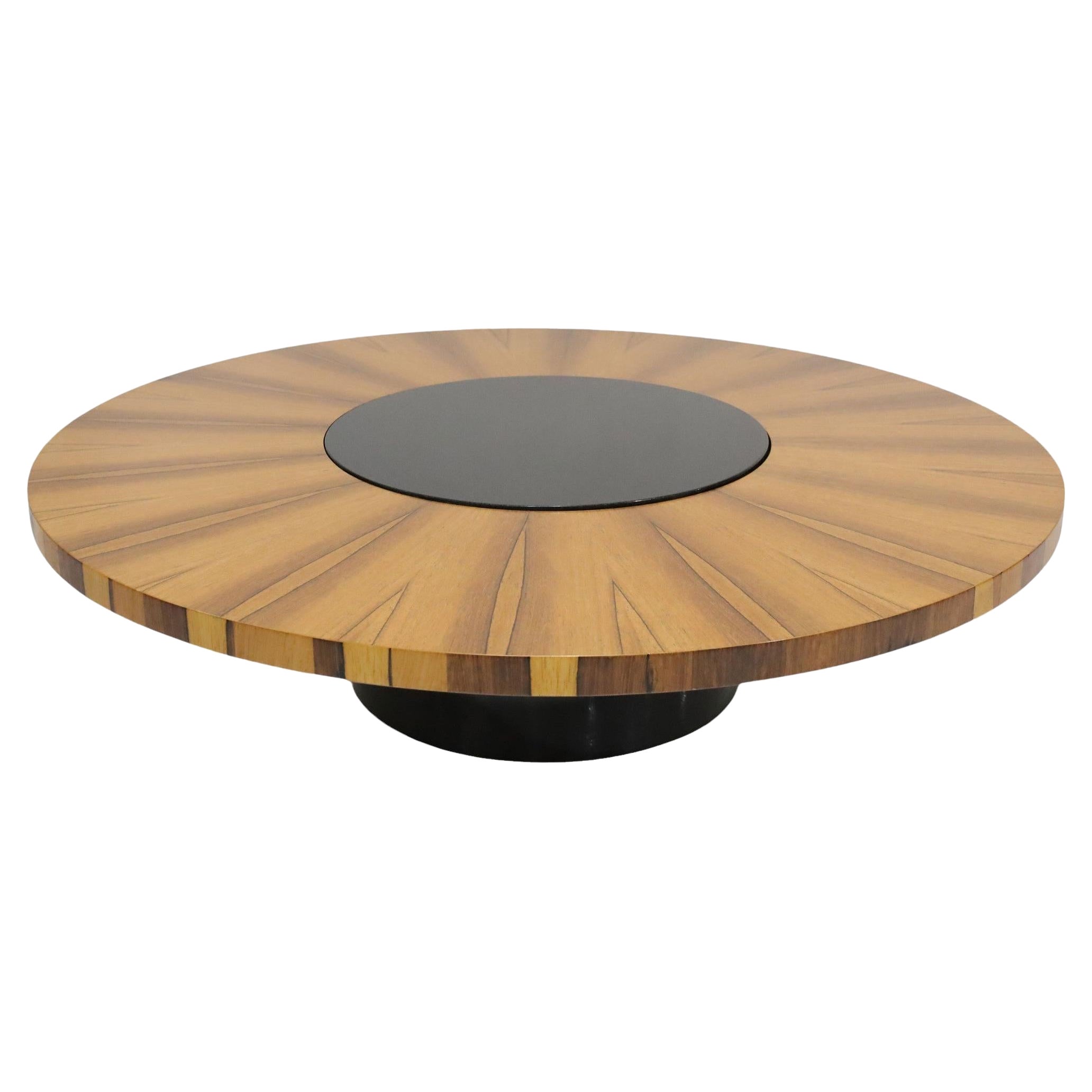 What is a round sofa called?