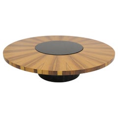 Milo Baughman for Thayer Coggin Rosewood Lazy Susan Rotating Coffee Table, 1960s