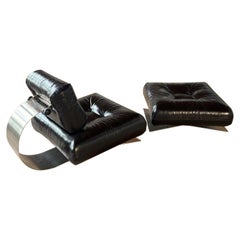 Oscar Niemeyer "Alta" Chair & Ottoman