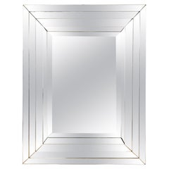Art Deco rectangular mirror – Belgium 1935