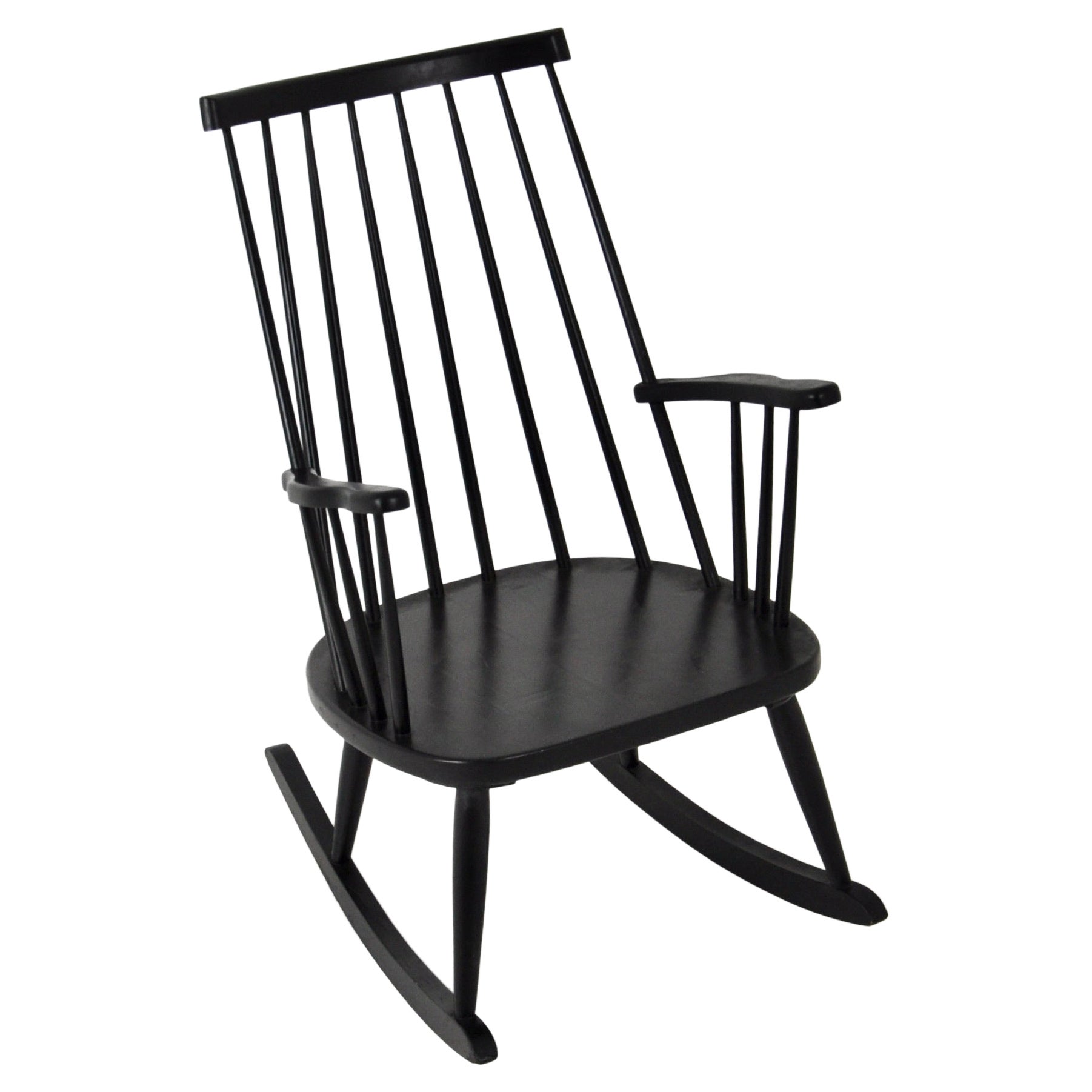 Silla mecedora de Lena Larsson para Nesto, años 60