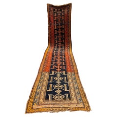 Persian Long Runner Kurd Design, 19th Century