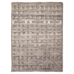 Modern Moroccan Handmade Custom Wool Rug By Apadana