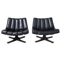 Fauteuils pivotants de Javier Carvajal Granada pour Martinez Medina, Espagne, années 1960