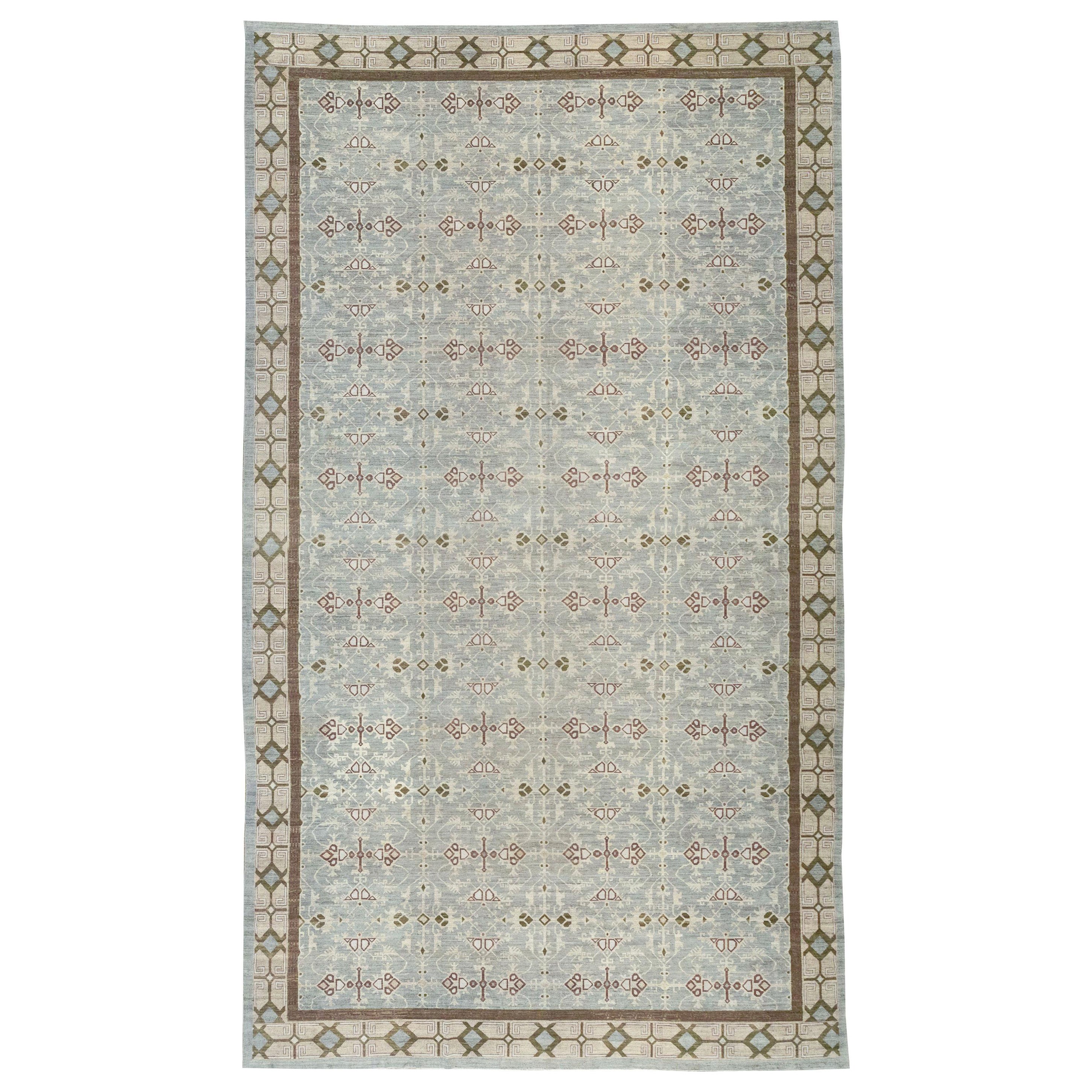 Alfombra moderna Khotan del Turquestán Oriental