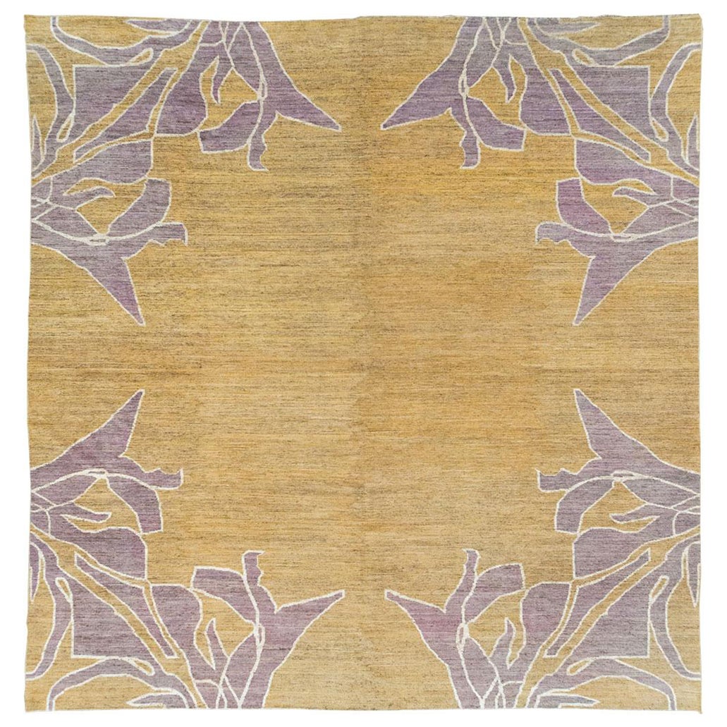 Tappeto moderno East Turkestan Khotan Square Room Size