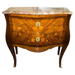 Rounded Chest of Drawers, Italy, Late 19th Century