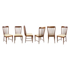 Set of 6 Vintage Chairs Italian Production, 1950s