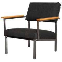  Spectrum Lounge Chair in Charcoal and Chrome