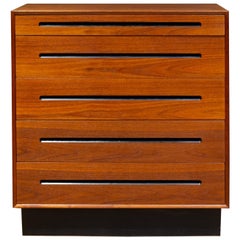 Cómoda alta de teca Westnofa de mediados de siglo c.1960