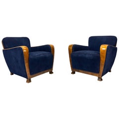 Pair of 1930’s Scandinavian Lounge Chairs