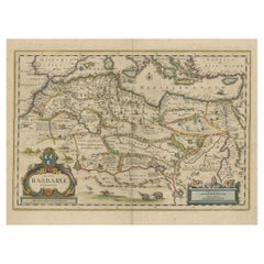 1640 Karte von Nordafrika Nova Barbariae Descriptio oder Die Barbarian Coast
