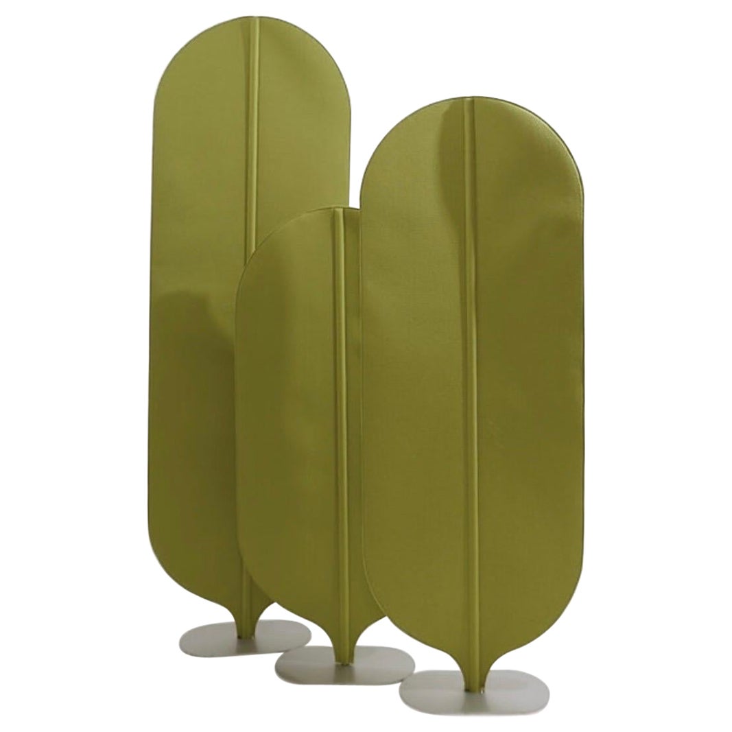 Set von 3 grünen acoustic-Paneelen/Raumteiler „Albero“ von Quentin de Coster im Angebot
