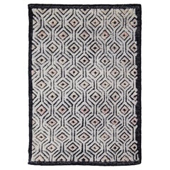 Apadana's Modern Moroccan Handmade Custom Wool Rug
