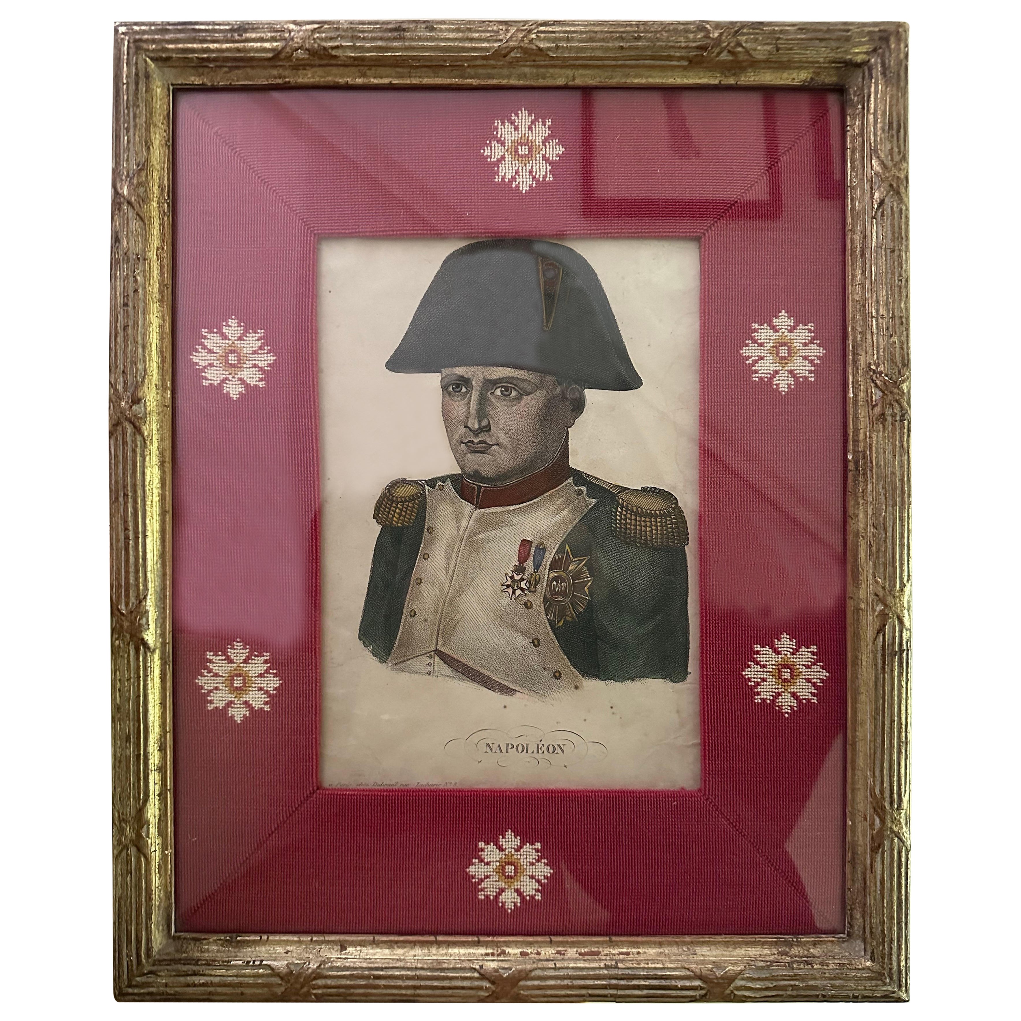 Acquaforte con cornice di Napoleone Bonaparte