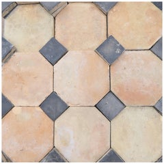 Sol a cabochons ancien - 15m²