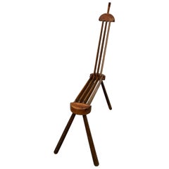 Linen carder, popular art, early 20th century, France