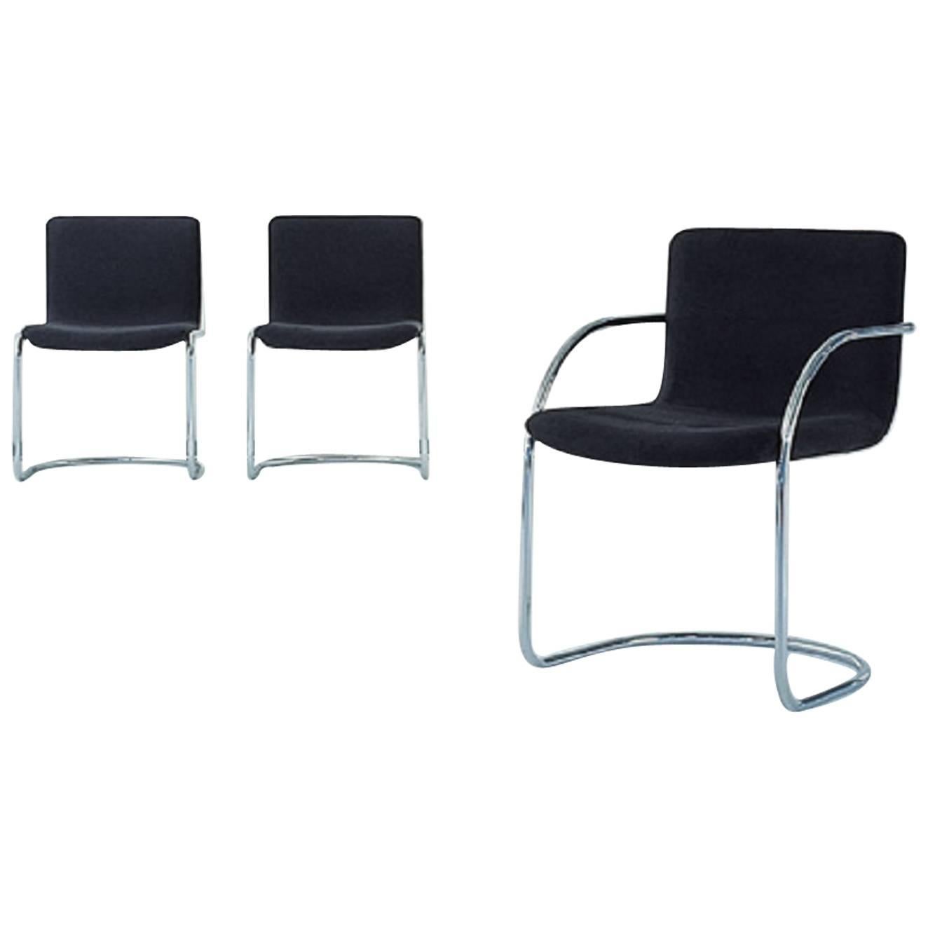 Lens Chairs by Giovanni Offredi for Saporiti For Sale