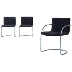 Lens Chairs by Giovanni Offredi for Saporiti