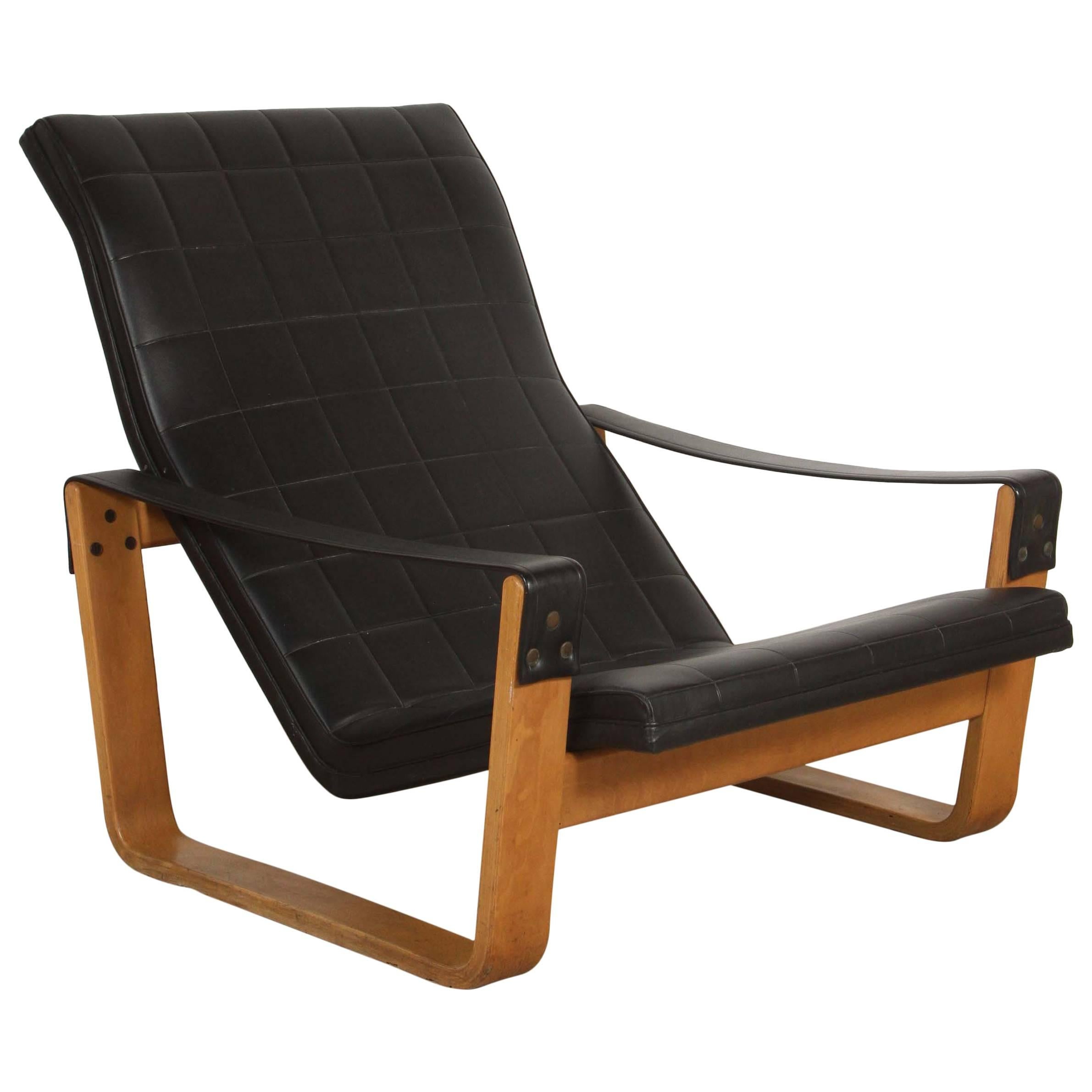 Ilmari Lappaleinen "Sessel-Pulkka" Lounge Chair for Asko, 1967 For Sale