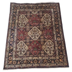 Tapis Kermanshah Wood du milieu du 20e siècle 8' x 10'