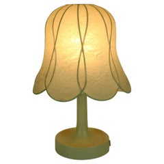 small mid century modern goldkant cocoon TABLE LAMP 1970s