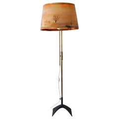 Lampadaire télescopique de Gebrüder Cosack Allemagne années 1950 The Moderns