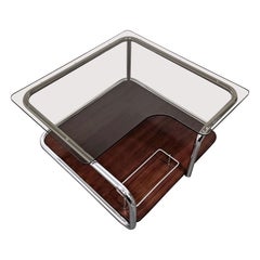 BAUHAUS Walnut Coffe Table 1970s